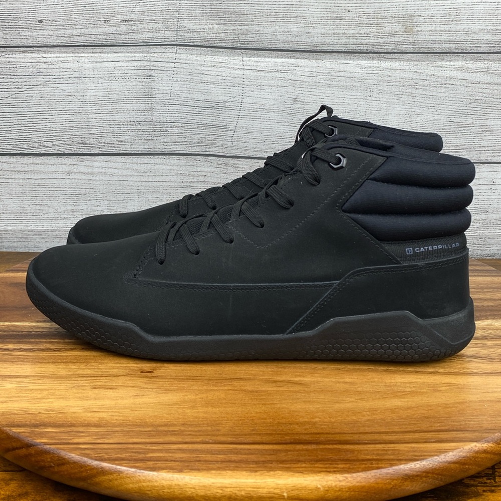 Caterpillar Men's Black High-Top Casual Sneakers Size 11